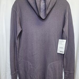 Athleta Purple Hooded Top